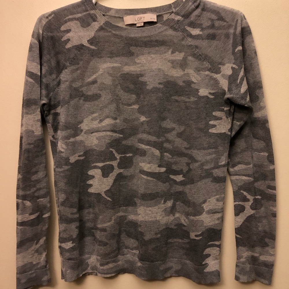 Grey Camo Sweatshirt